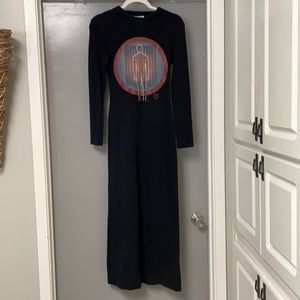 JPH Jeans black hoodie Dress